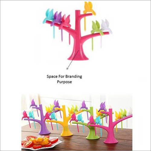Humming Bird Shape Fruit Fork Picker By TOTAL GIFTS CORPORATION