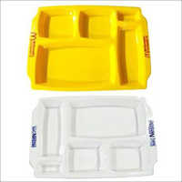 Lunch-Dinner Serving Plastic Tray