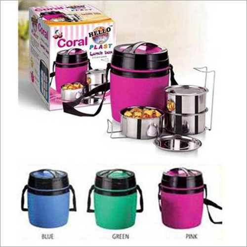 3 Steel Insulated Containers Lunch Box