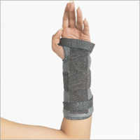 Extended Forearm Brace - Neoprene, Adjustable Size, Gray Color - Hook And Loop Closure, Compression Design