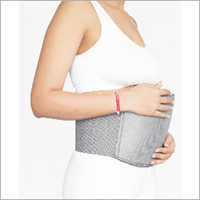 Maternity Belt - Elastic, Adjustable Size | Gray, 10 Inches Wide, Hook and Loop Closure for Comfort and Support