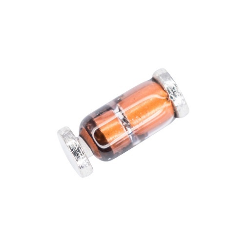 BZV55 C2V4 - Glass 5mm x 2mm Brown, 4.7V Zener Diode, Voltage Regulation, Overvoltage Protection