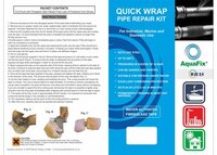 Grey Aquafix Pipe Repair Kit 100mm Wide X 4.5m Long