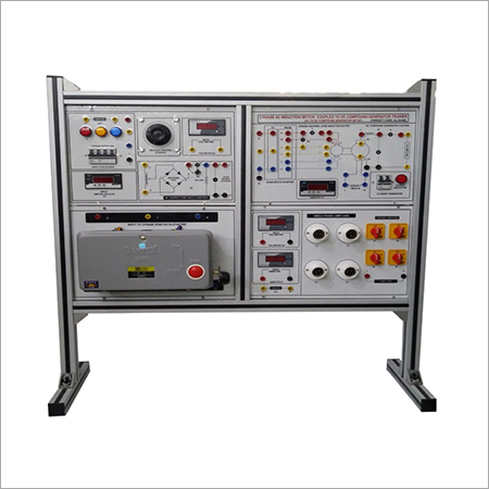 Al-e444b 3phase Squirrel Cage Induction Motor Coupled With Dc Compound Generator Trainer