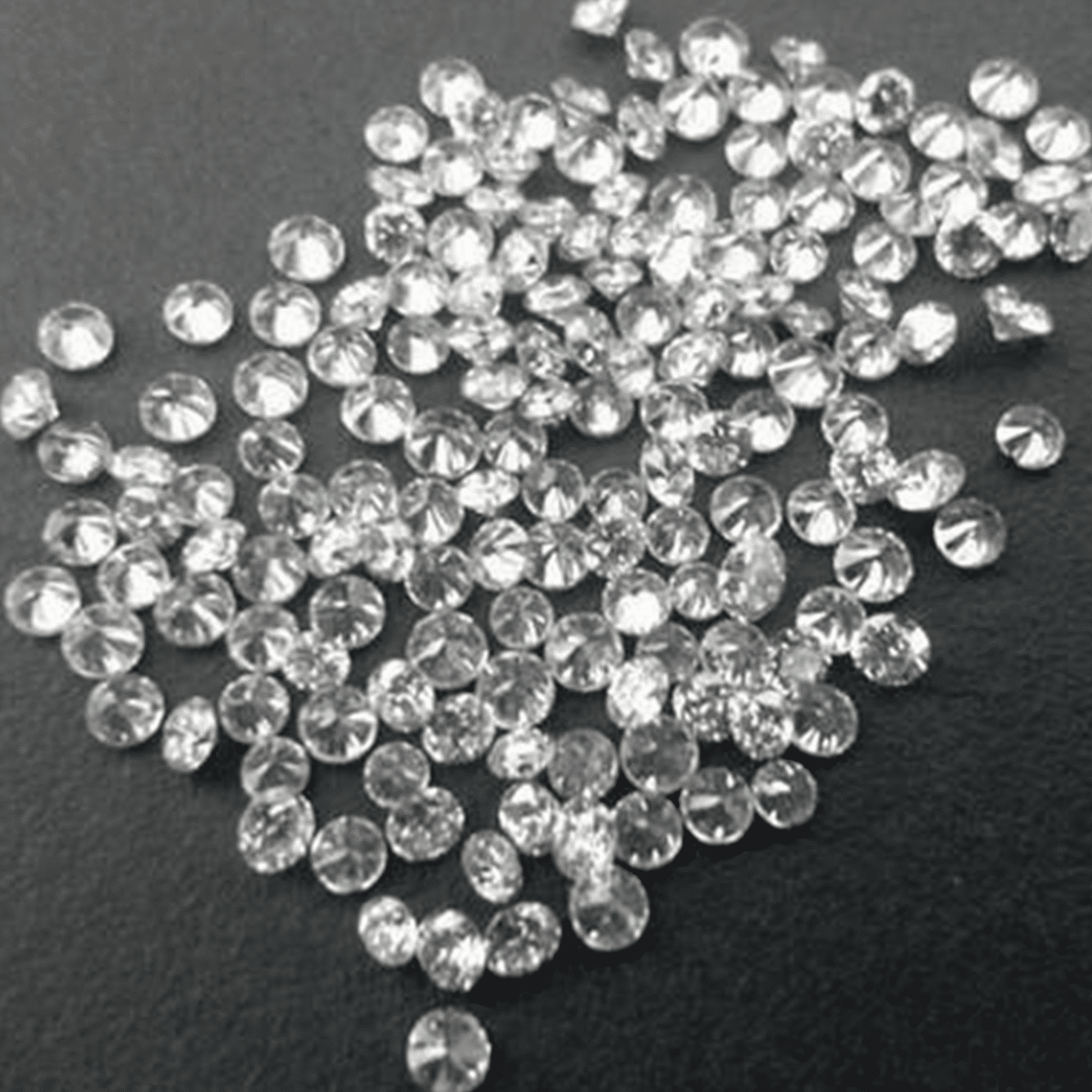 Cvd Diamond 1.40mm to1.45mm GHI VVS VS Round Brilliant Cut Lab Grown HPHT Loose Stones TCW 1