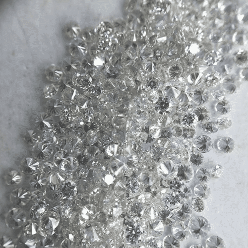 Cvd Diamond 1.80mm to1.90mm GHI VVS VS Round Brilliant Cut Lab Grown HPHT Loose Stones TCW 1