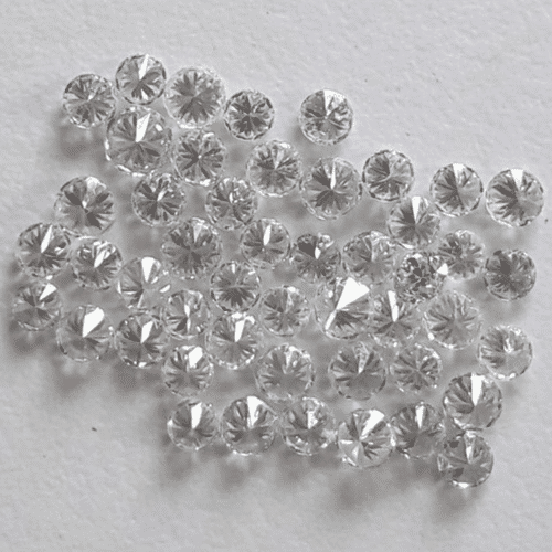 Cvd Diamond 2.30mm to 2.40mm GHI VVS VS Round Brilliant Cut Lab Grown HPHT Loose Stones TCW 1