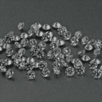 Cvd Diamond 2.40mm to 2.50mm GHI VVS VS Round Brilliant Cut Lab Grown HPHT Loose Stones TCW 1