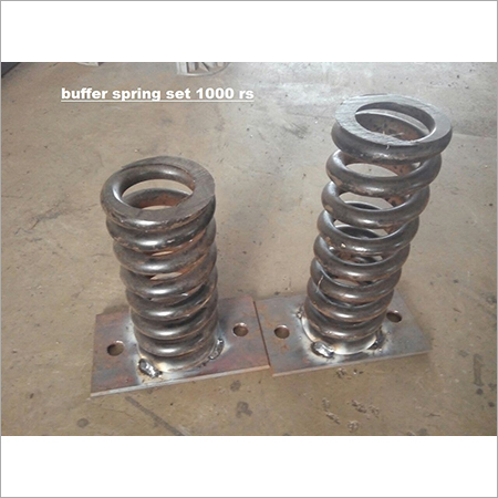 Buffer Set - Galvanized Steel, Step Width 10-50 | AC Drive Type for Passengers Loading, Sightseeing Elevators, Freight Elevators