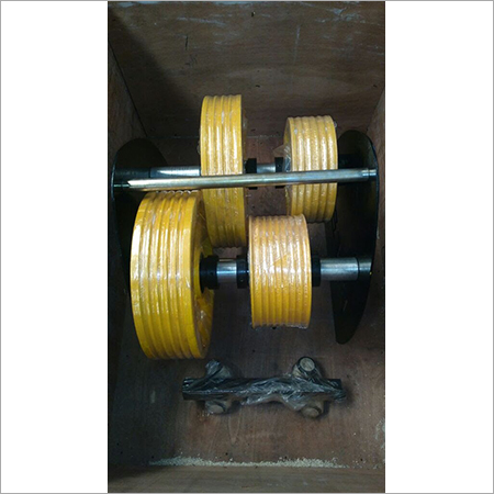 Divert Pulley - Steel Material, 10-50mm Step Width | Electric AC Drive for Residential and Building Elevators