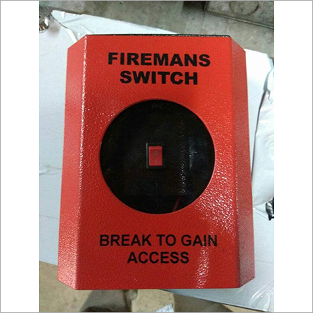 Elevator Fireman Switch - Steel Material, 10-20mm Step Width | AC Drive Type, Electric Power Supply for Building and Residential Elevators