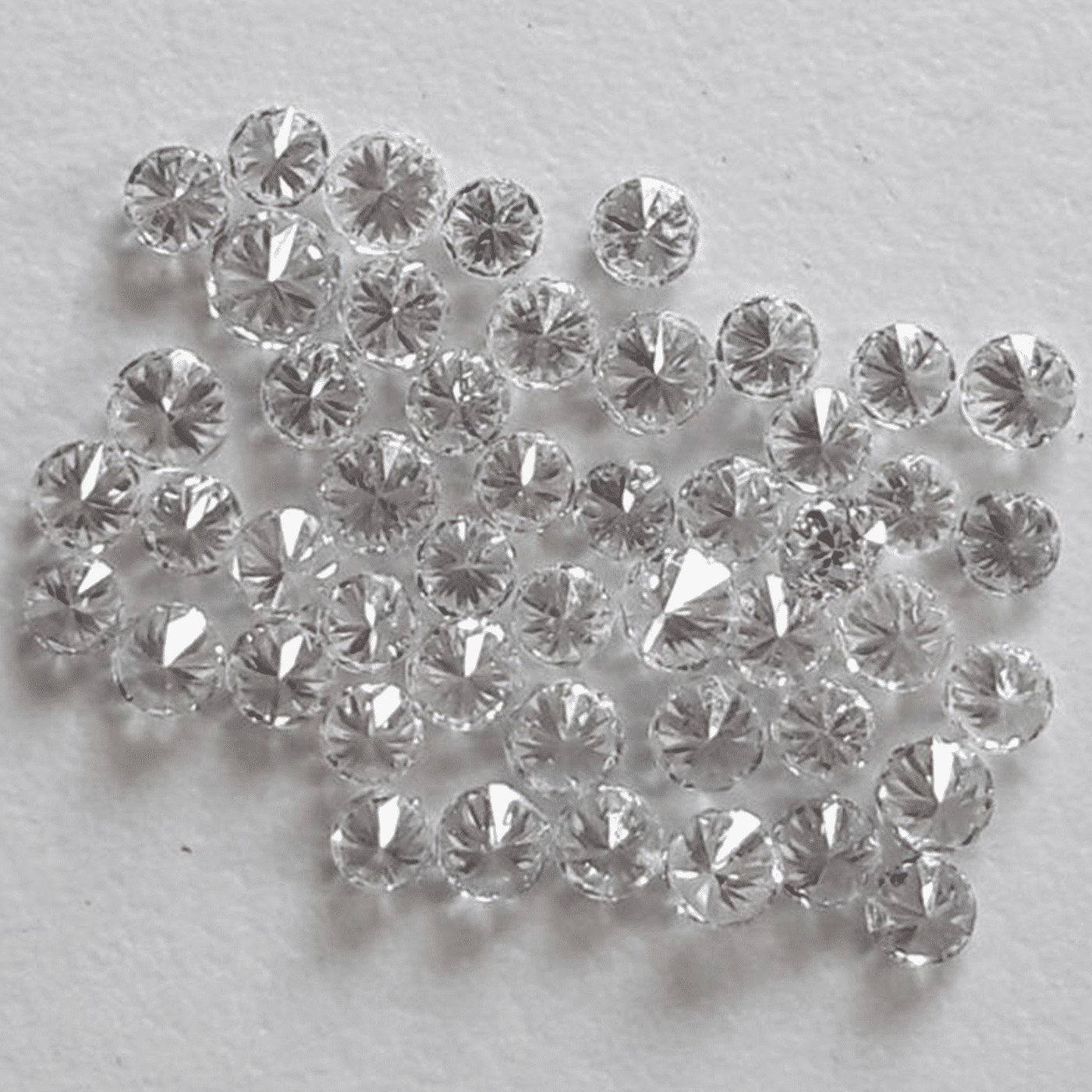 Cvd Diamond 2.60mm to 2.70mm GHI VVS VS Round Brilliant Cut Lab Grown HPHT Loose Stones TCW 1