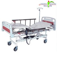 Two Functional Recovery Bed - Mild Steel, 2090x910x700 Mm | Rustproof, Corrosion Resistant, Hydraulic Power Source, Foldable, Portable, Pvc Mattress
