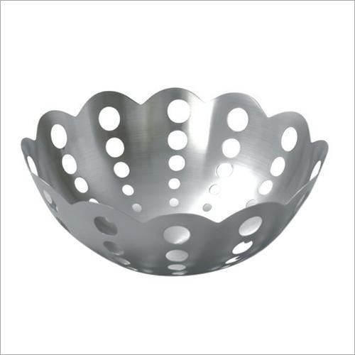 Stainless Steel Round Fruit Bowl