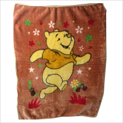 Baby Pooh Printed Blanket