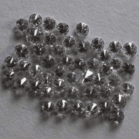 Cvd Diamond 3.40mm to 3.50mm GHI VVS VS Round Brilliant Cut Lab Grown HPHT Loose Stones TCW 1