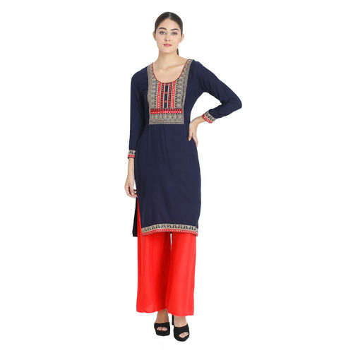 Washable Embroidery Kurti