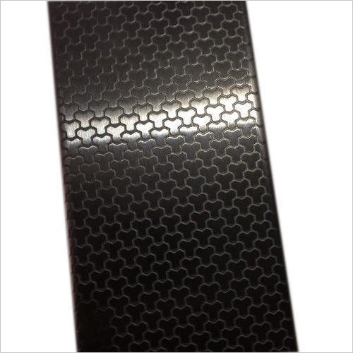 Stainless Steel Black Linen Finish Sheets