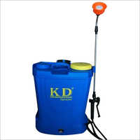 Battery Powered Knapsack Sprayer - Plastic, 16l Tank Capacity, 12v 8a Battery | Lightweight, Durable, Efficient For Agriculture Use, Blue Color