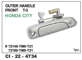 Outer Handle Front T-3 HONDA CITY