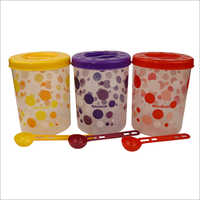 Plastic Jars & Containers Set