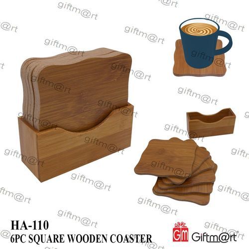 Square Wooden Coaster Cavity Quantity: Multi