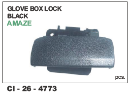 Glove Box Lock Black  AMAZE