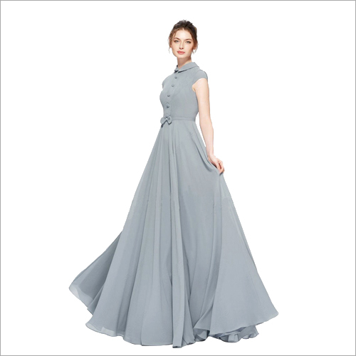 Available In Different Color Georgette Floor Length Gown