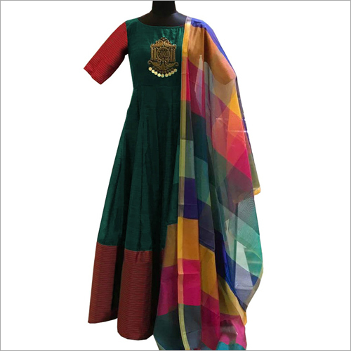 Dry Cleaning Tapeta Silk Long Kurti