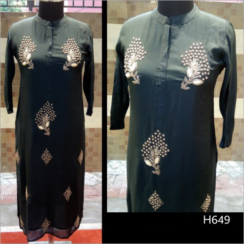 Available In Multicolor Modern Embroidered Kurti