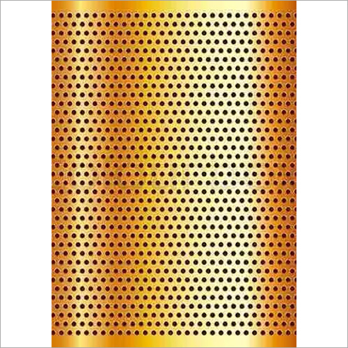 Brass Perforated Sheets Application: Industrial