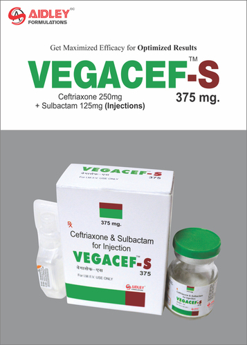 Injection Ceftriaxone 250mg + Sulbactam 125mg