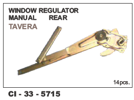 Window Regulator Manual Rear TAVERA  L/R