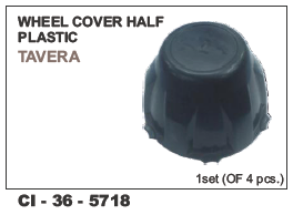 Wheel Cover Half Plastic Tavera Vehicle Type: 4 Wheeler