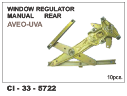 Window Regulator Manual Rear  AVEO-UVA  L/R