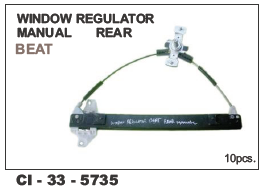 Window Regulator Manual Rear BEAT