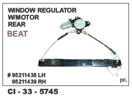 Window Regulator W/Motor Rear BEAT  L/R