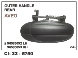 Outer Handle Rear AVEO LH/RH