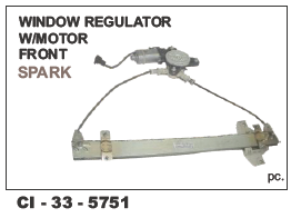 Window Regulator W/Motor Front SPARK L/R