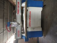 wood,mdf, wpc, corian ,marble, acrylics And all types of non metals 2D & 3D working machine