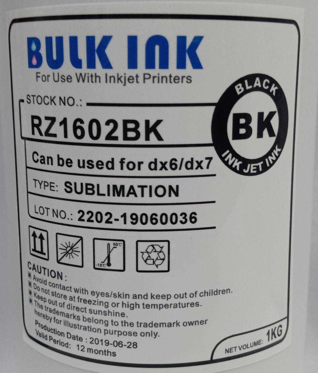 OEM Sublimation ink for use in compatible with Epson Head Printer