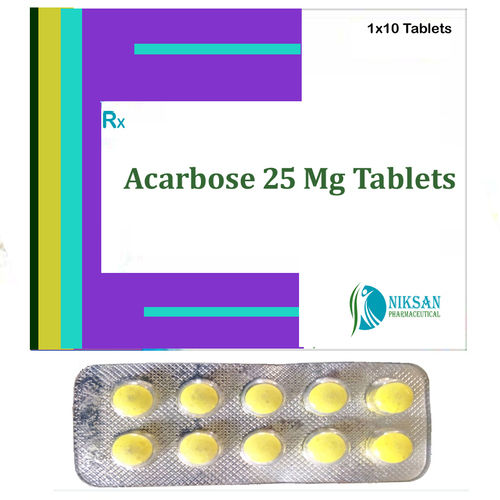 Acarbose Tablets 25 Mg Age Group: Suitable For All Ages