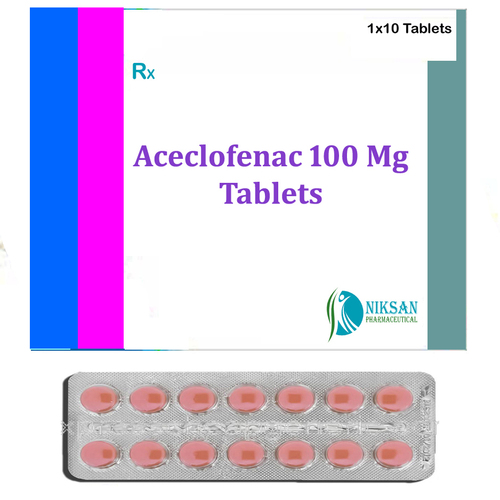 Aceclofenac Tablets 100 Mg By NIKSAN PHARMACEUTICAL