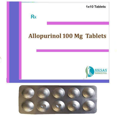 Allopurinol 100 Mg Tablets Age Group: Suitable For All Ages