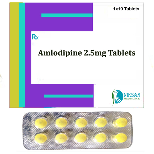 Amlodipine 2.5Mg Tablets