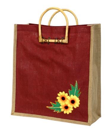 Jute Embroidery Bag