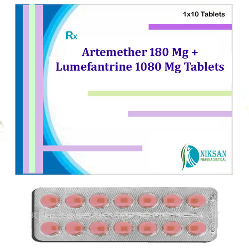 Artemether 180 Mg Lumefantrine 1080 Mg Tablets