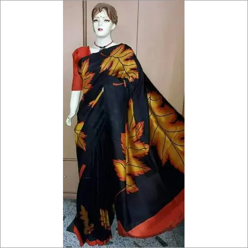 Summer Murshidabad Silk Hand Painted Sarees