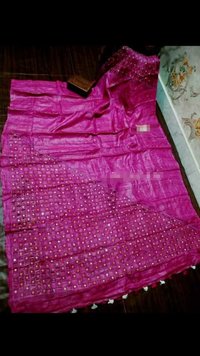 Tussar Silk Cutwork Sarees