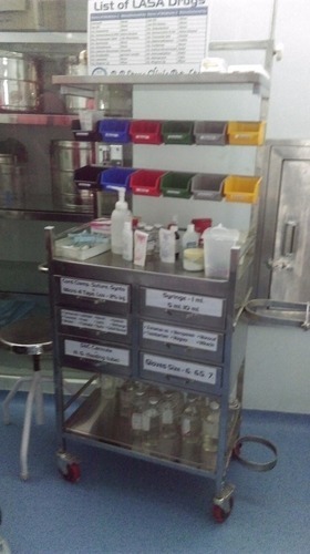 Stainless Steel Hospital Crash Carts